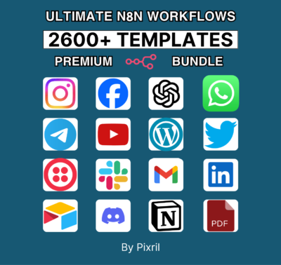 n8n Workflow Templates: No-Code Automation Bundle (Instant Download)